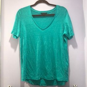 Banana republic green aqua top